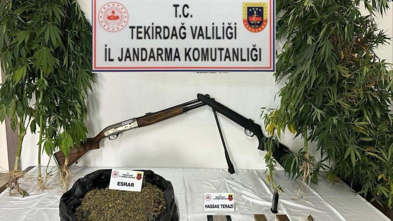 Tekirdağ’da jandarmadan 3 ayrı uyuşturucu operasyonu