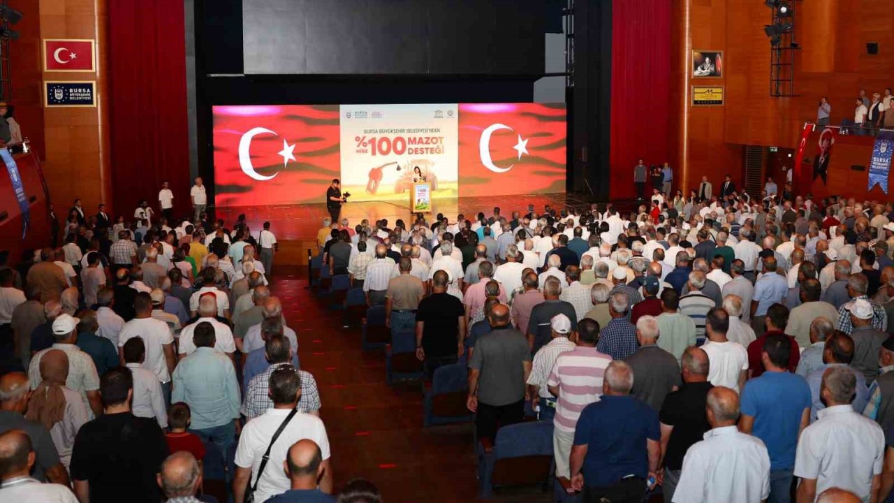 Bursa Büyükşehir’den üreticiye yüzde 100 hibeli mazot desteği