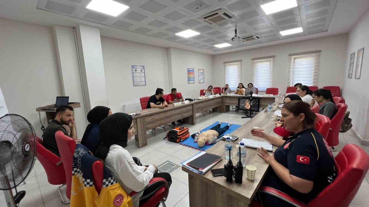 Göreve yeni başlayan 112 personeline temel modül eğitimi verildi