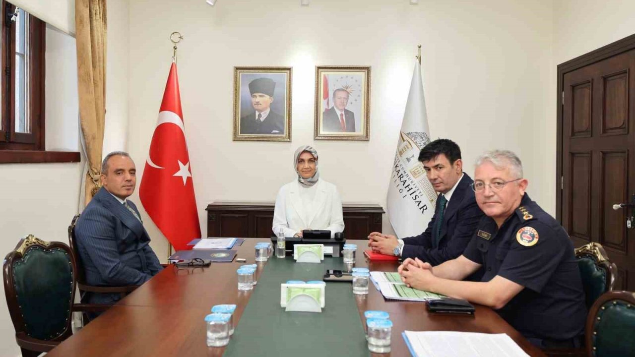 Afyonkarahisar’da asayiş toplantısı gerçekleştirildi