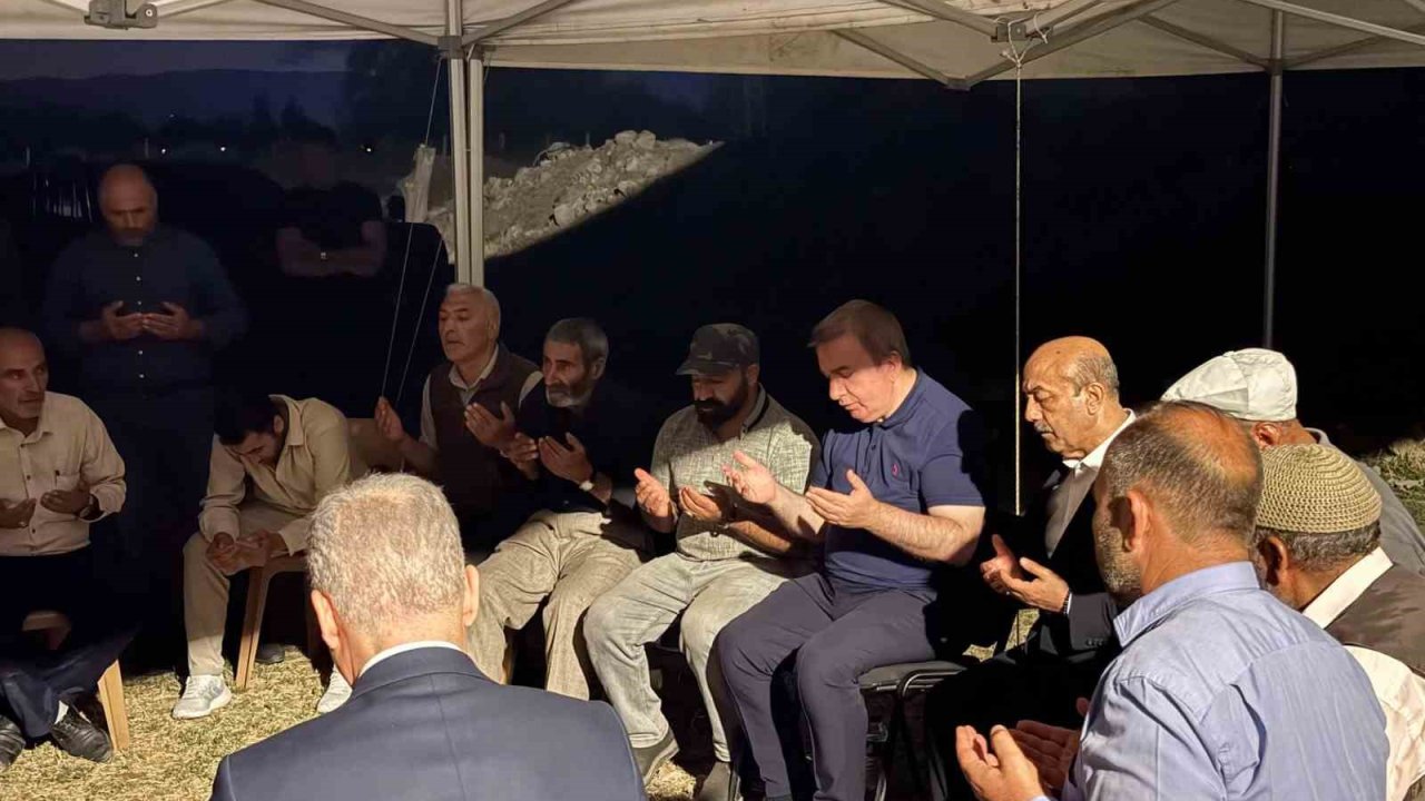 Vali Aydoğdu Pülümür Çayı’nda hayatını kaybeden Özkan İlçi’nin ailesine taziye ziyaretinde bulundu