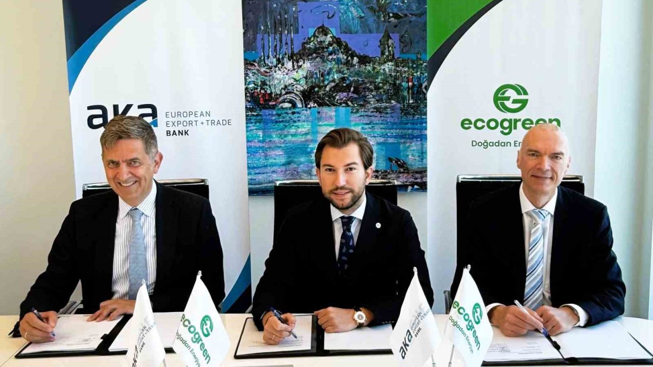 Ecogreen Enerji, Alman bankasıyla 76,7 milyon Euro tutarında finansman sözleşmesi imzaladı