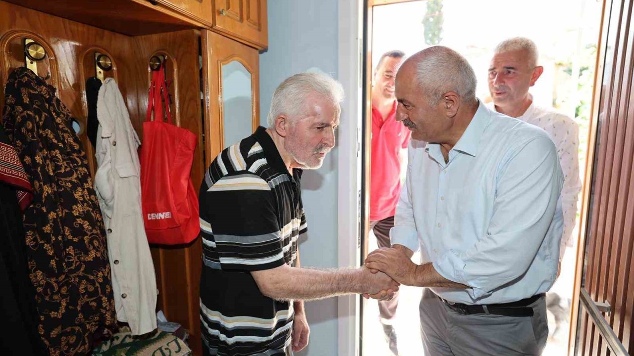 Başkan Büyükgöz’den Kıbrıs gazisine vefa ziyareti