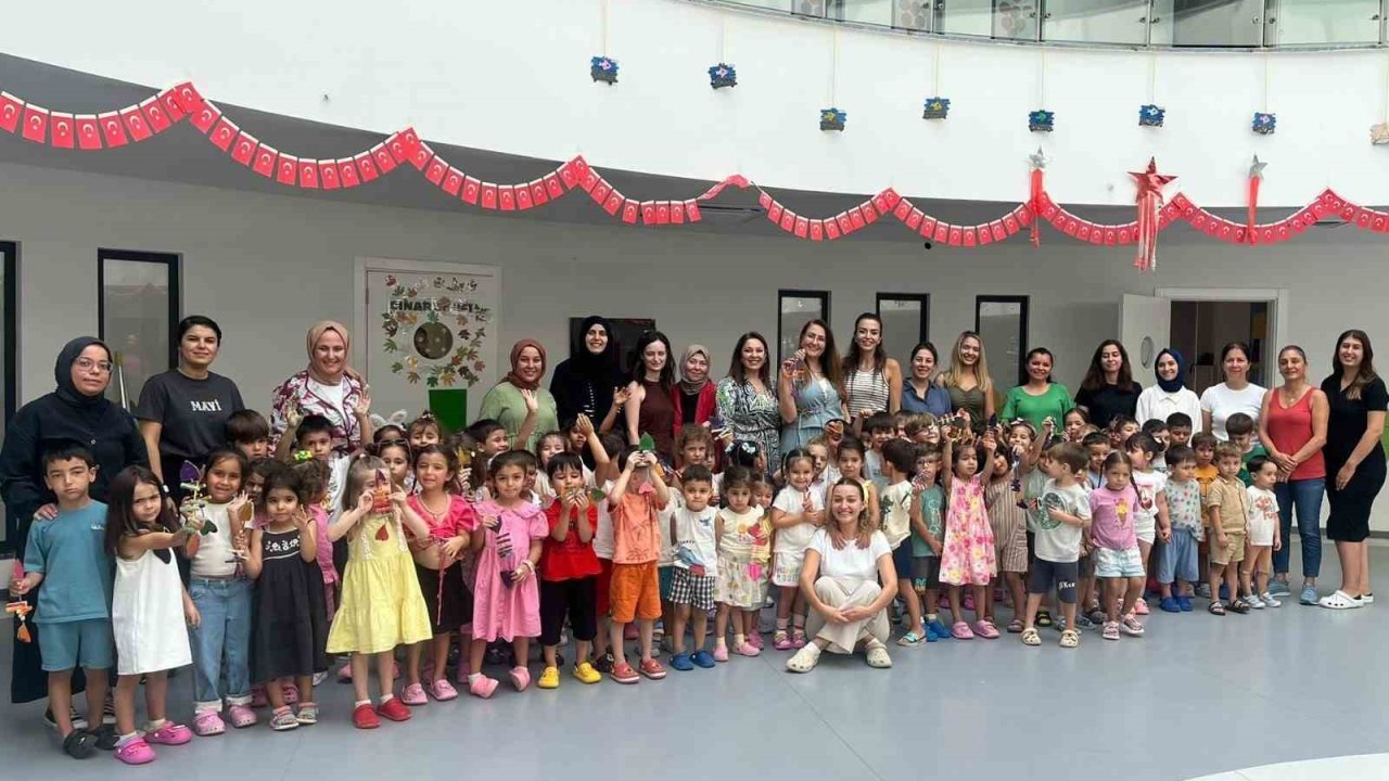 Alanya’da minik öğrencilere geri dönüşüm eğitimi