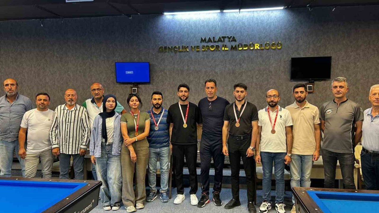 Bilardoda Elazığlı sporcudan başarı