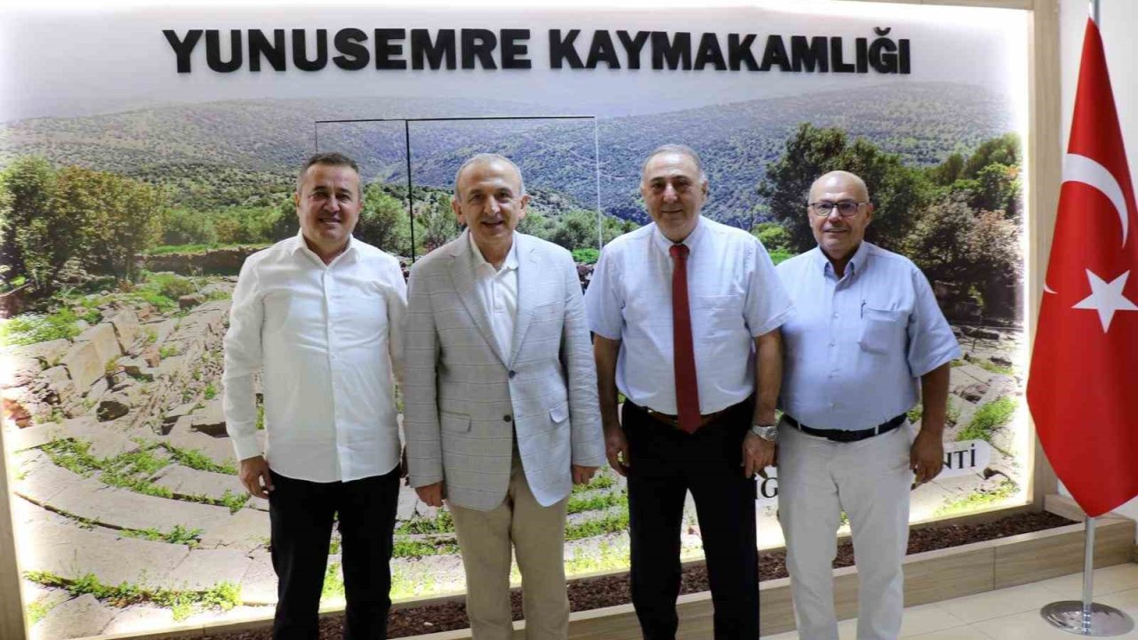 Başkan Yılmaz, Kaymakam Cantürk’le buluştu