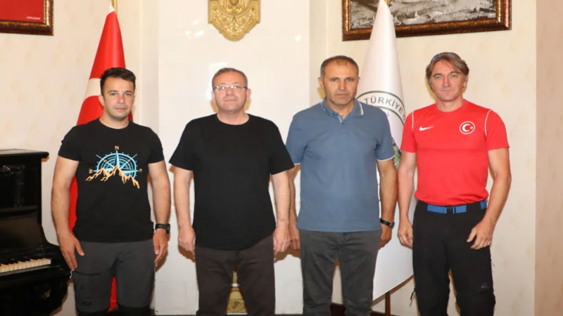 Türkiye Dağcılık Federasyonu Heyeti Kars'ta