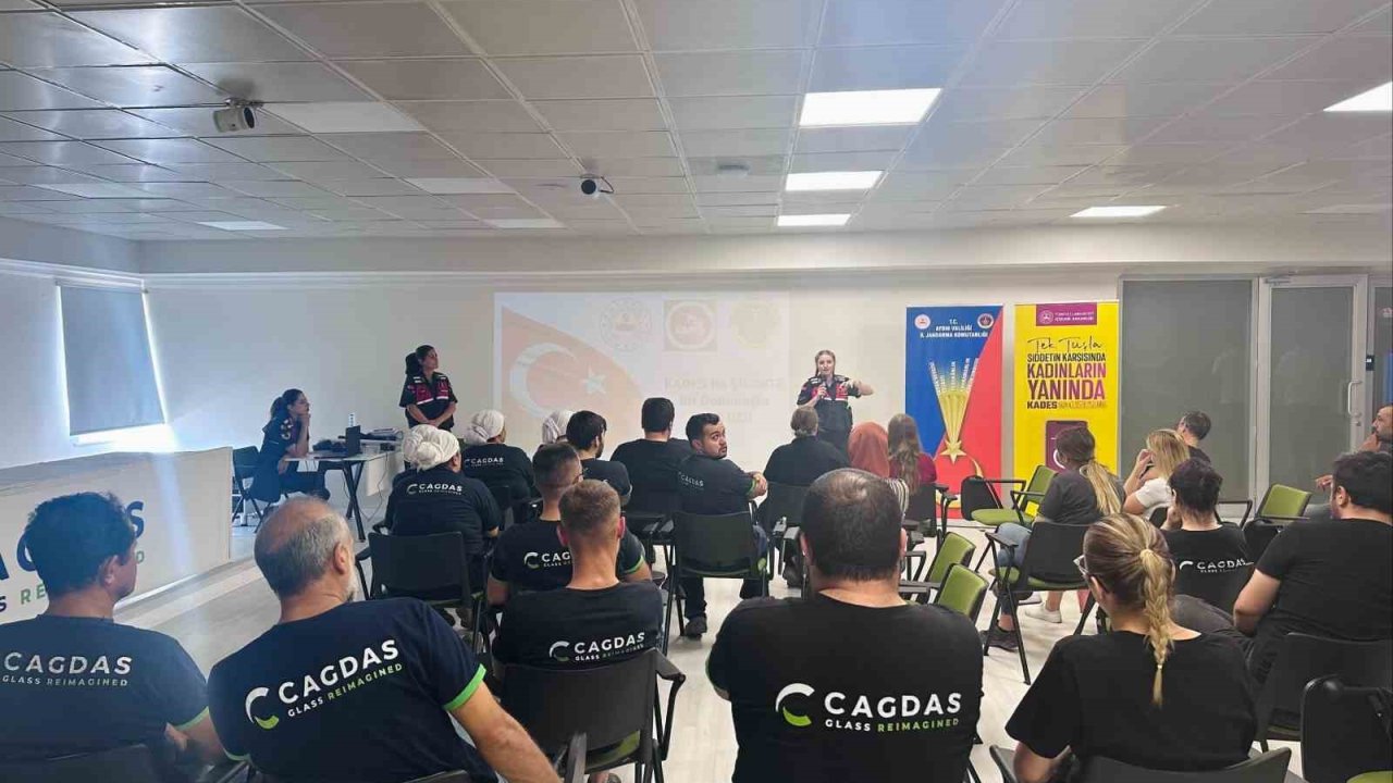 Jandarmadan Kuyucak’ta işçilere bilgilendirme