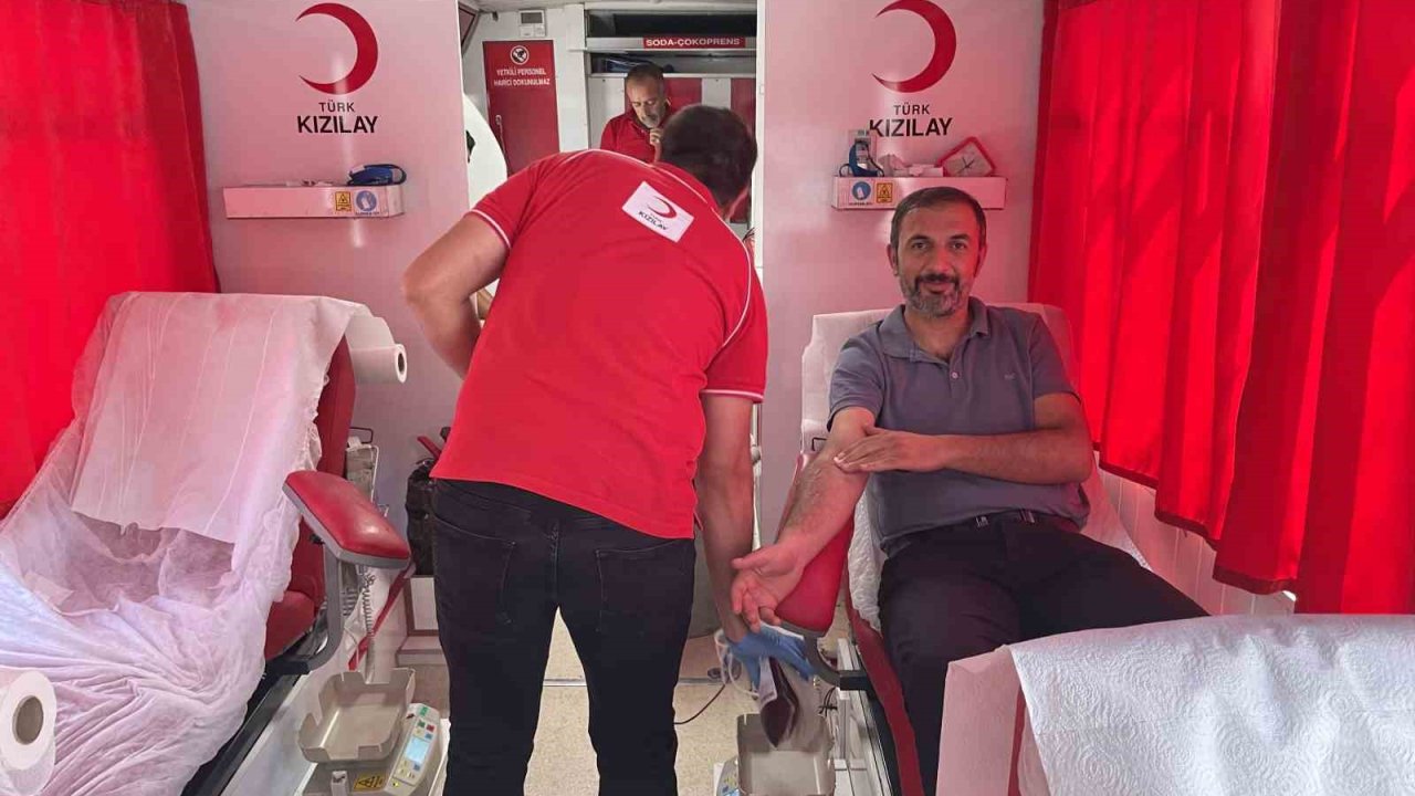 Malazgirt’te kan bağışı kampanyası düzenlendi