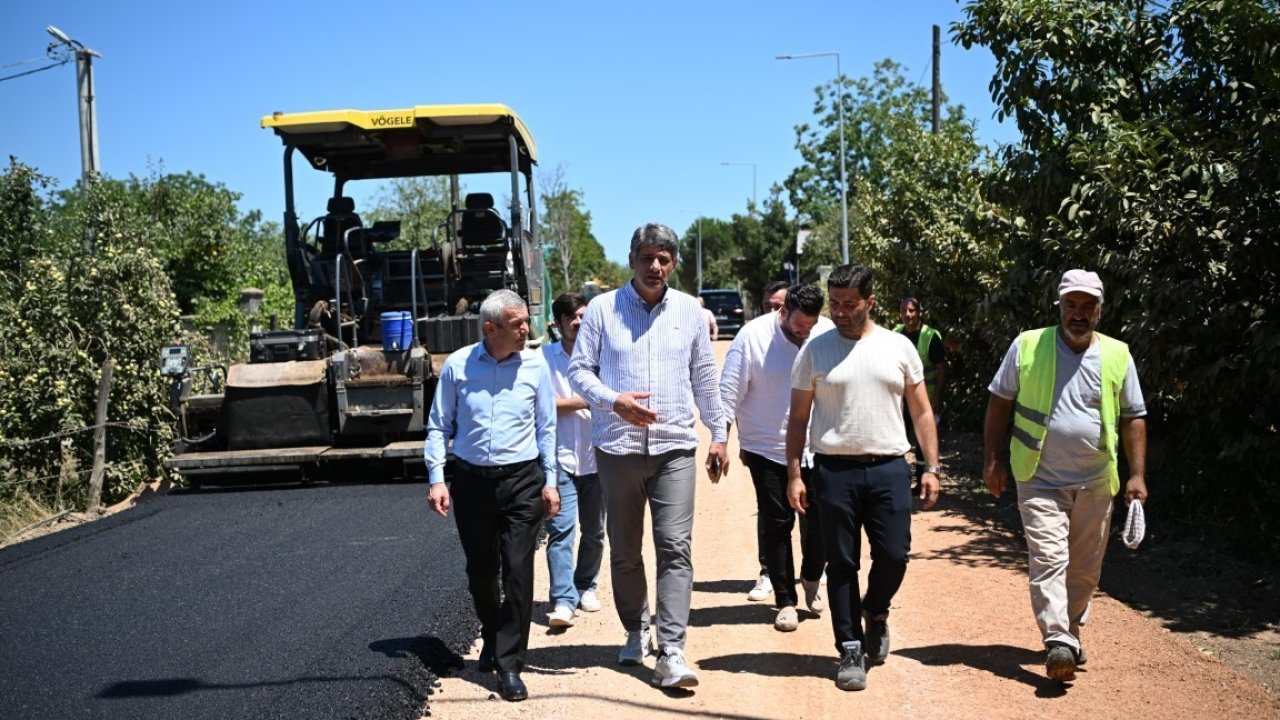 Kartepe’deki Mesudiye Caddesi asfaltlandı