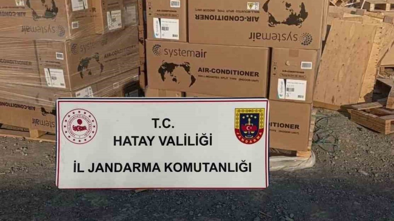 İnşaattan 1 milyonluk 30 klima ünitesi çalan 3 şüpheli tutuklandı