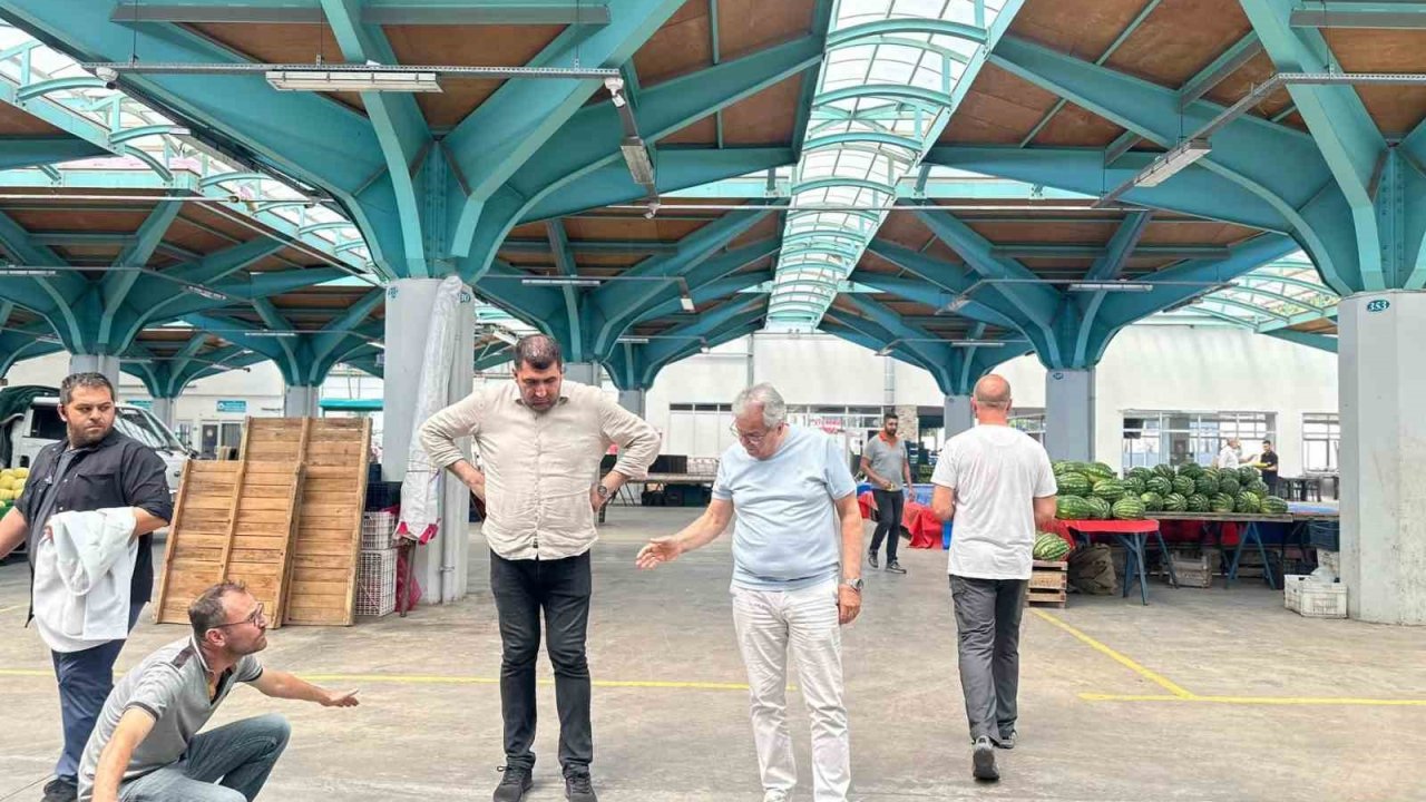 Başkan Mirza, imalathane ve Kapalı Pazar Yeri’nde incelemelerde bulundu