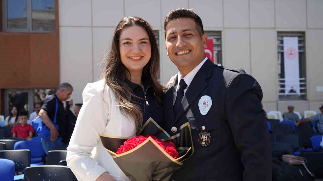 Bayburt POMEM’de çifte mutluluk: Kimisi mezuniyet sevinci yaşadı kimisi evlilik teklifi etti