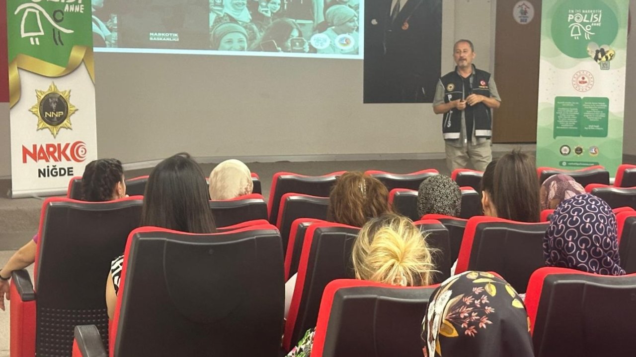 Niğde’de bin 430 kişiye uyuşturucuyla mücadele eğitimi verildi