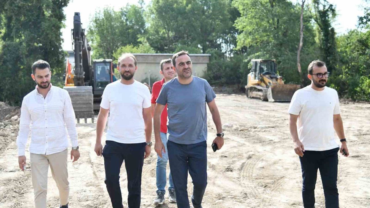 Başkan Özlü, Başiskele’deki çalışmaları yerinde inceledi