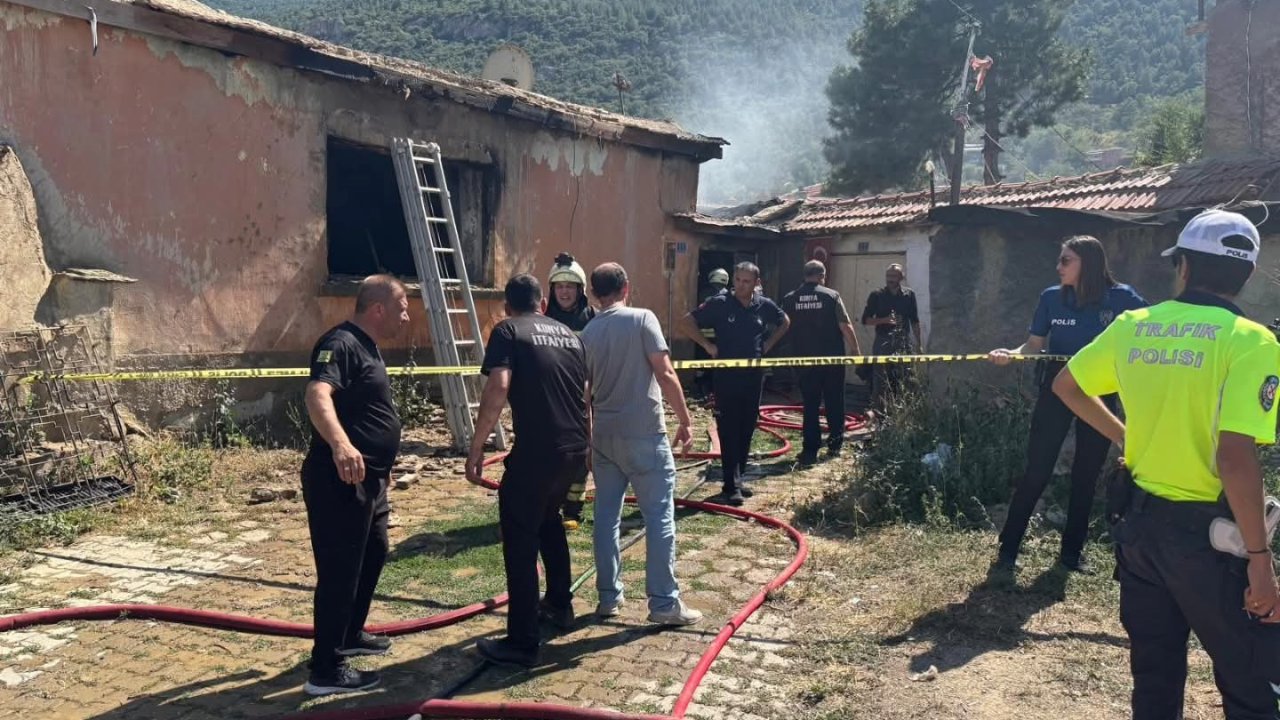 Müstakil evde çıkan yangında 1 kişi hayatını kaybetti