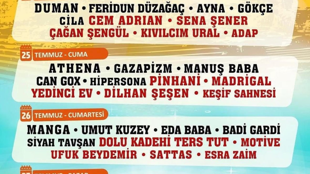 Didim, dört gün boyunca Türkiye’nin önde gelen sanatçılarını ağırlayacak