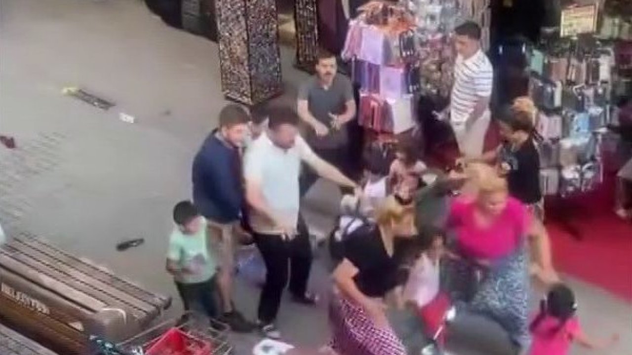 Pendik’te kadınların saç saça baş başa kavgası