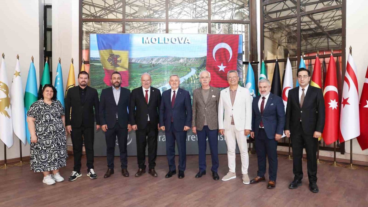 Görev süresinin sonuna yaklaşan Moldova Büyükelçisi Dmitri Croitor’dan ATO Başkanı Baran’a veda ziyareti