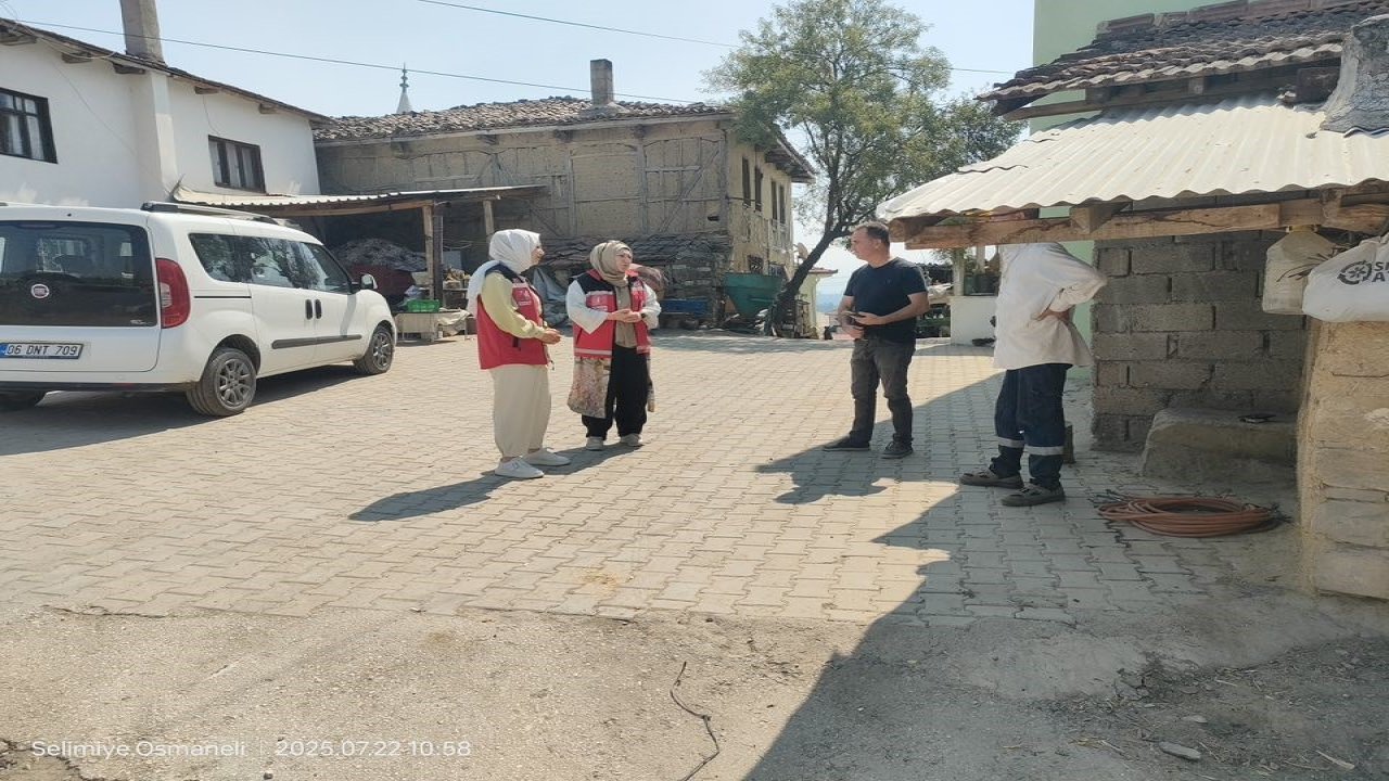 Yangın bölgesine psikososyal destek eli