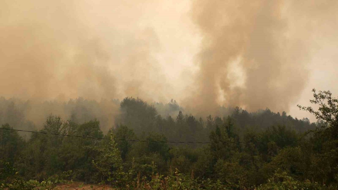 Yoğun dumanlar havadan müdahaleyi zorlaştırıyor