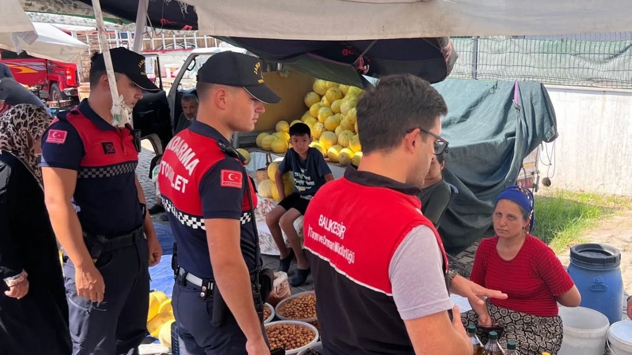 Pazarlarda satılan ürünlere Tarım ve Orman Müdürlüğü denetimi