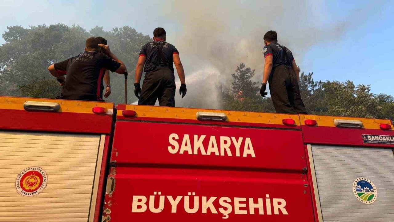 Sakarya’da ateş savaşçılarının zorlu 4 günü