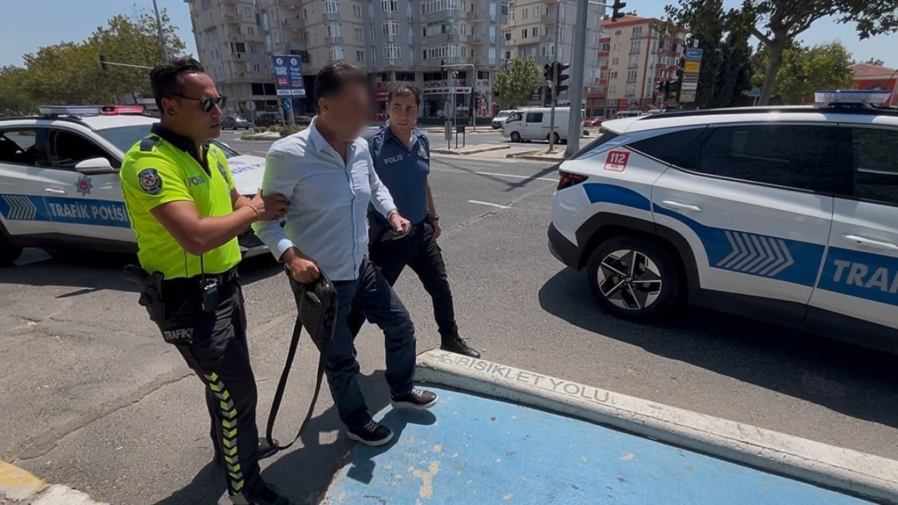 Tekirdağ’da arabasıyla kaldırımda iki kişiye çarpan alkollü doktor tutuklandı