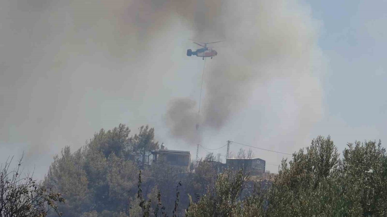 Alevler bir anda evinin yanına geldi, yaşlı adam kabusu yaşadı