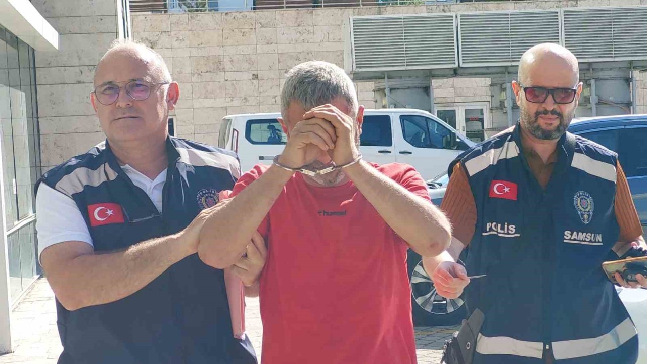 Eşini ve kızını hastanelik etti, polise bıçak çekip direndi