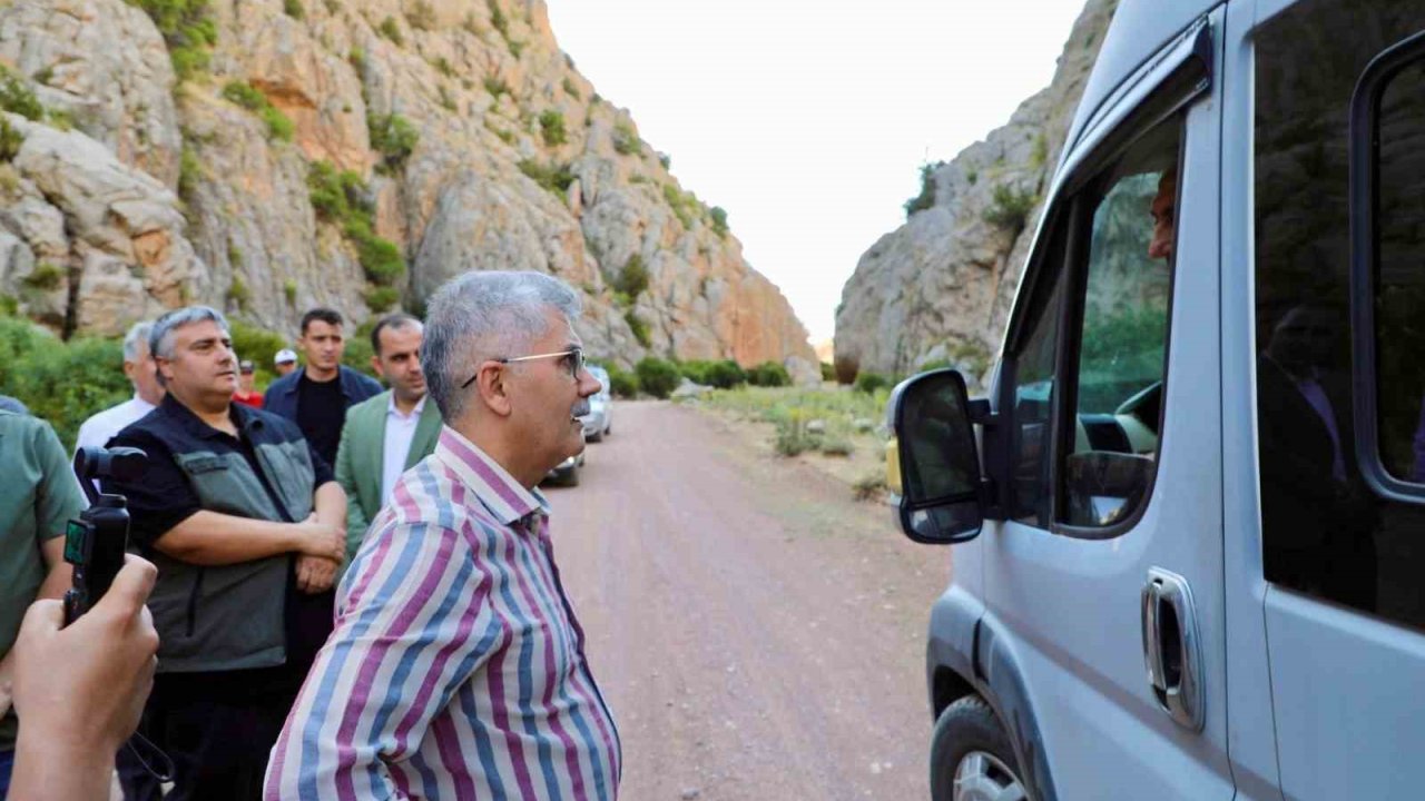 Vali Çelik’ten Emli Vadisi’nde doğa turizmi incelemesi