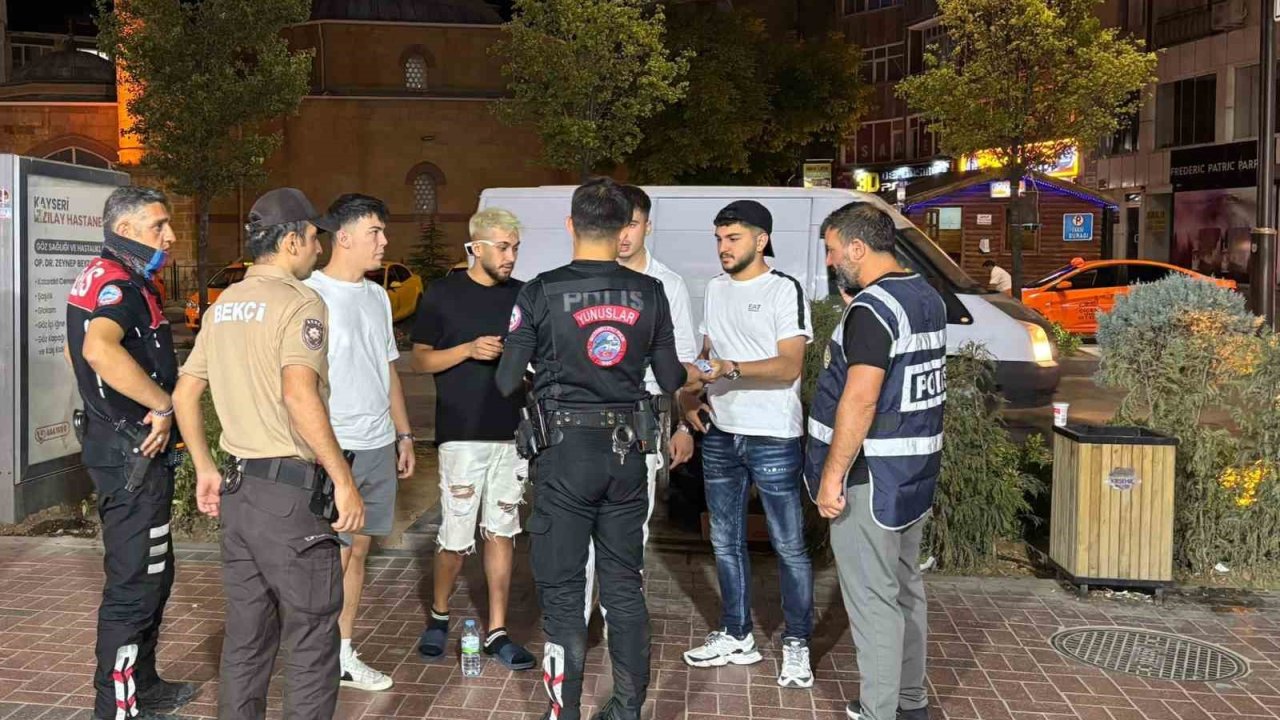 Kırşehir’de Huzur Uygulaması: 284 kişi sorgulandı