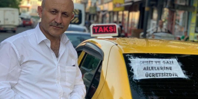 Karslı Taksicilerden Şehit ve Gazi Ailelerine Ücretsiz Ulaşım