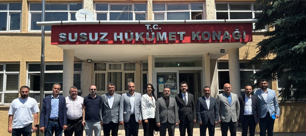 Milletvekili Çalkın'dan Kaymakam Tutal'a Hayırlı Olsun Ziyareti