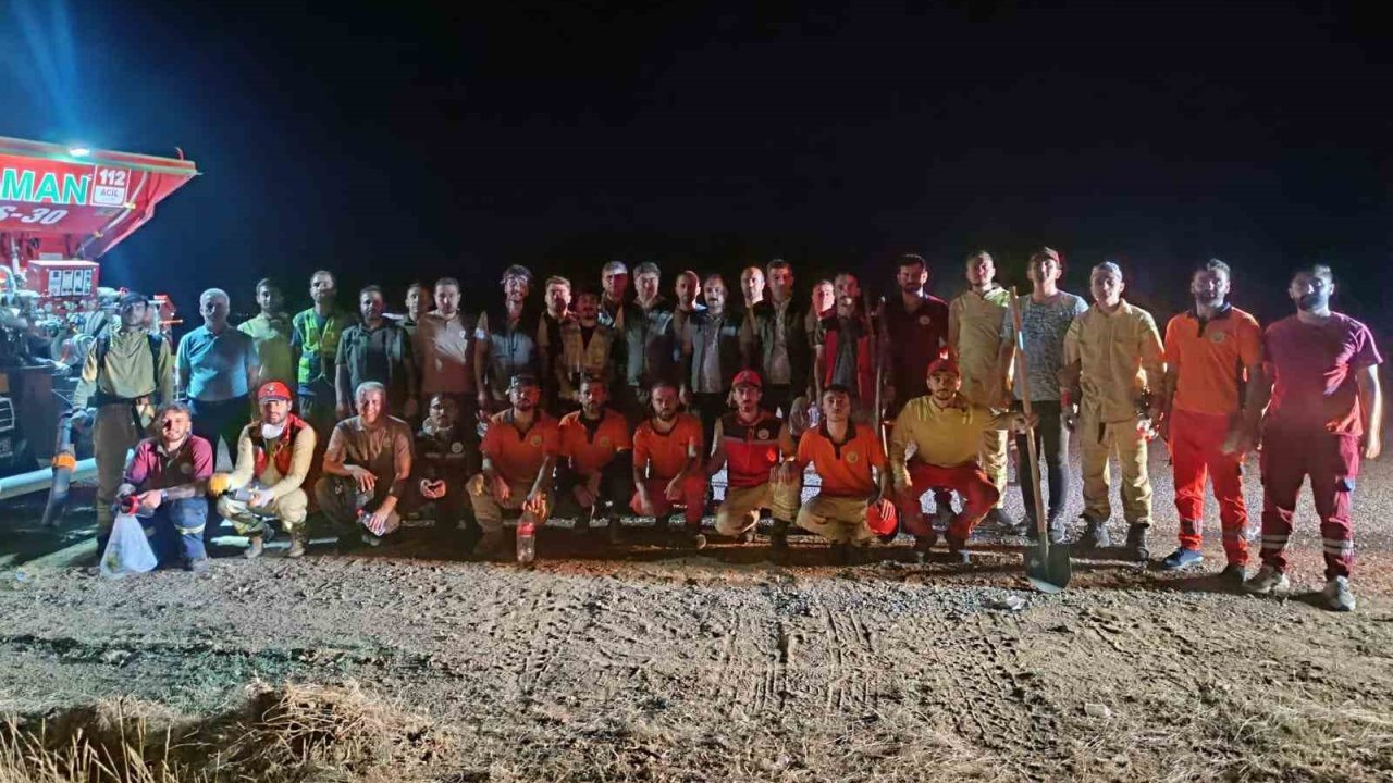 Bingöl’deki orman yangını söndürüldü