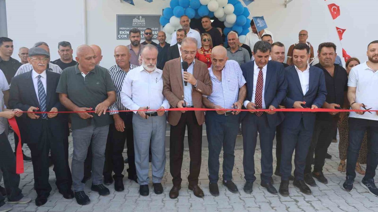 Antakya Belediyesi’nden Ekinci Mahallesi’ne çok amaçlı spor salonu