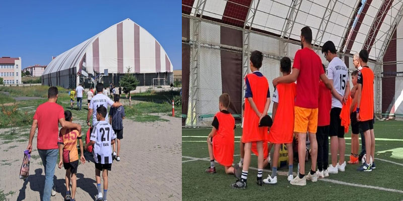 Kars'ta "Çocuk Evleri Dostluk Maçı" etkinliği yapıldı