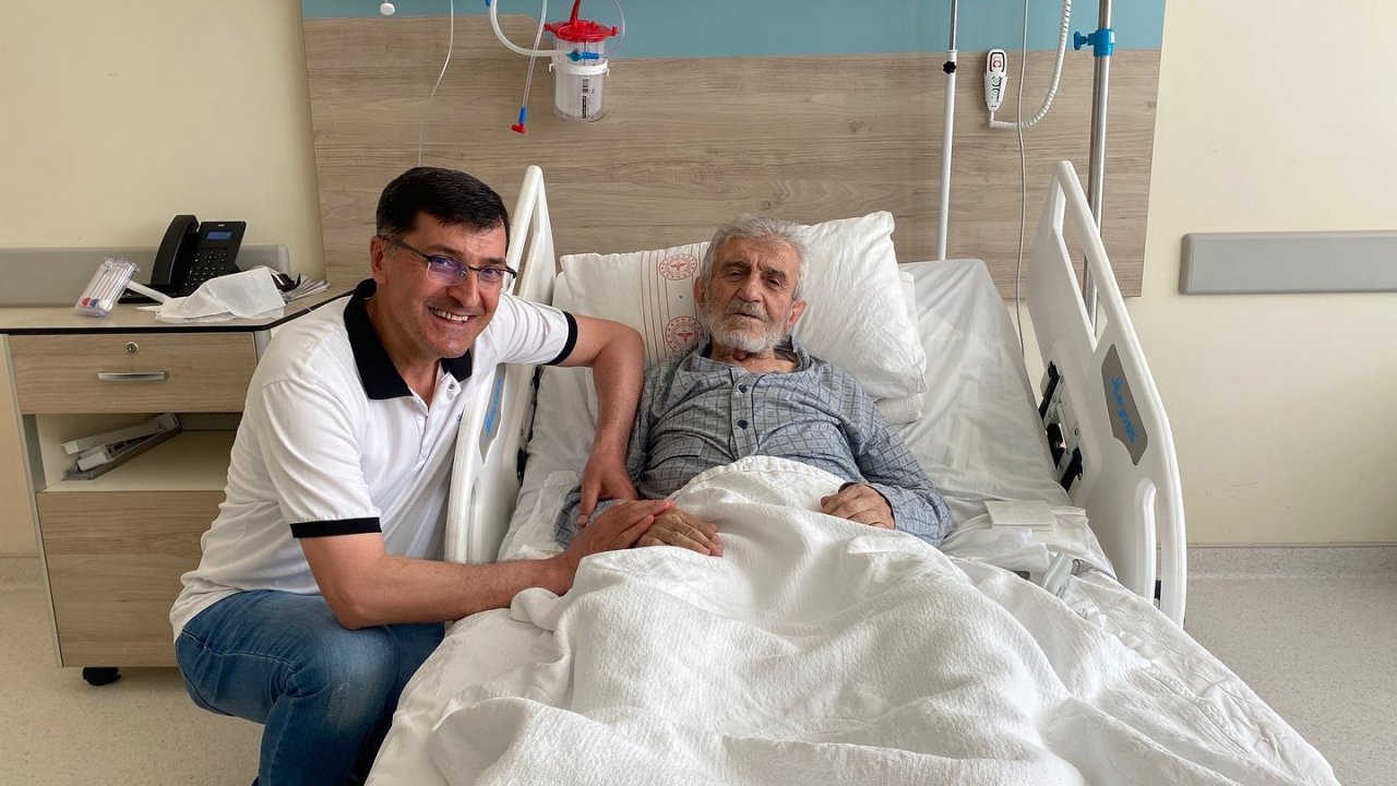 Başkan Kahveci’den Süleyman Canan’a geçmiş olsun ziyareti