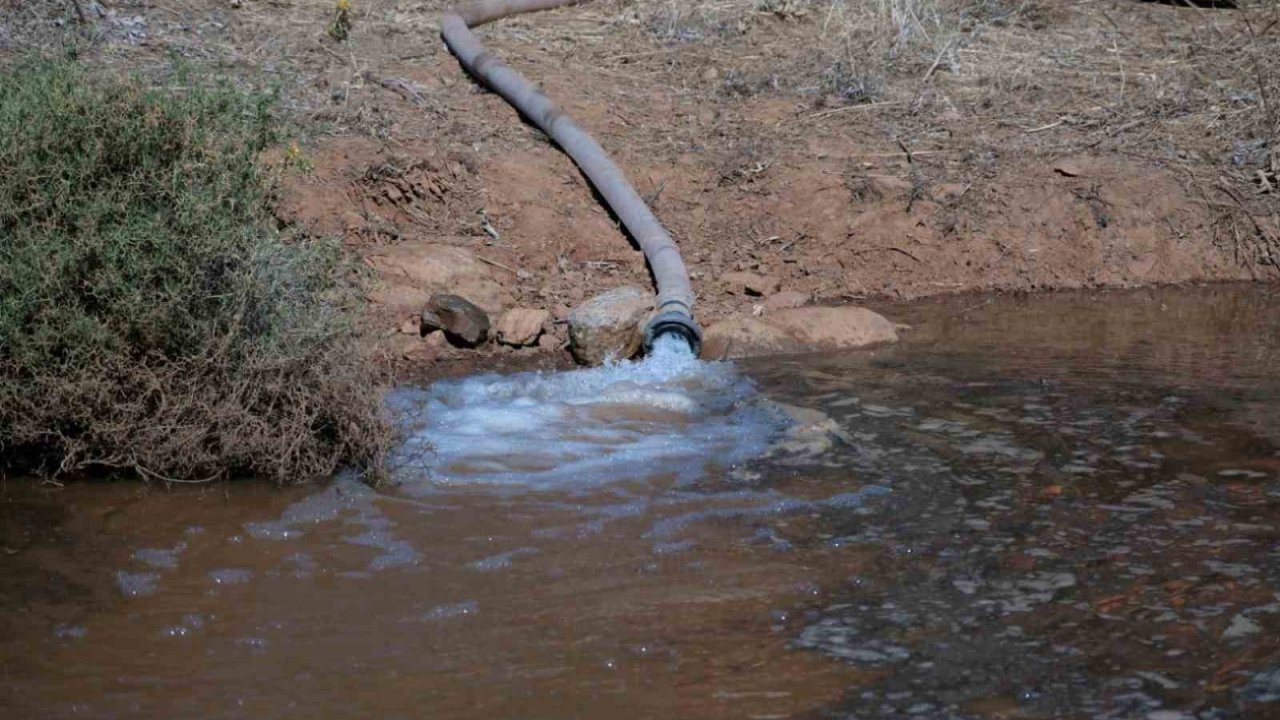 Bodrum’da göletlere su takviyesi yapıldı