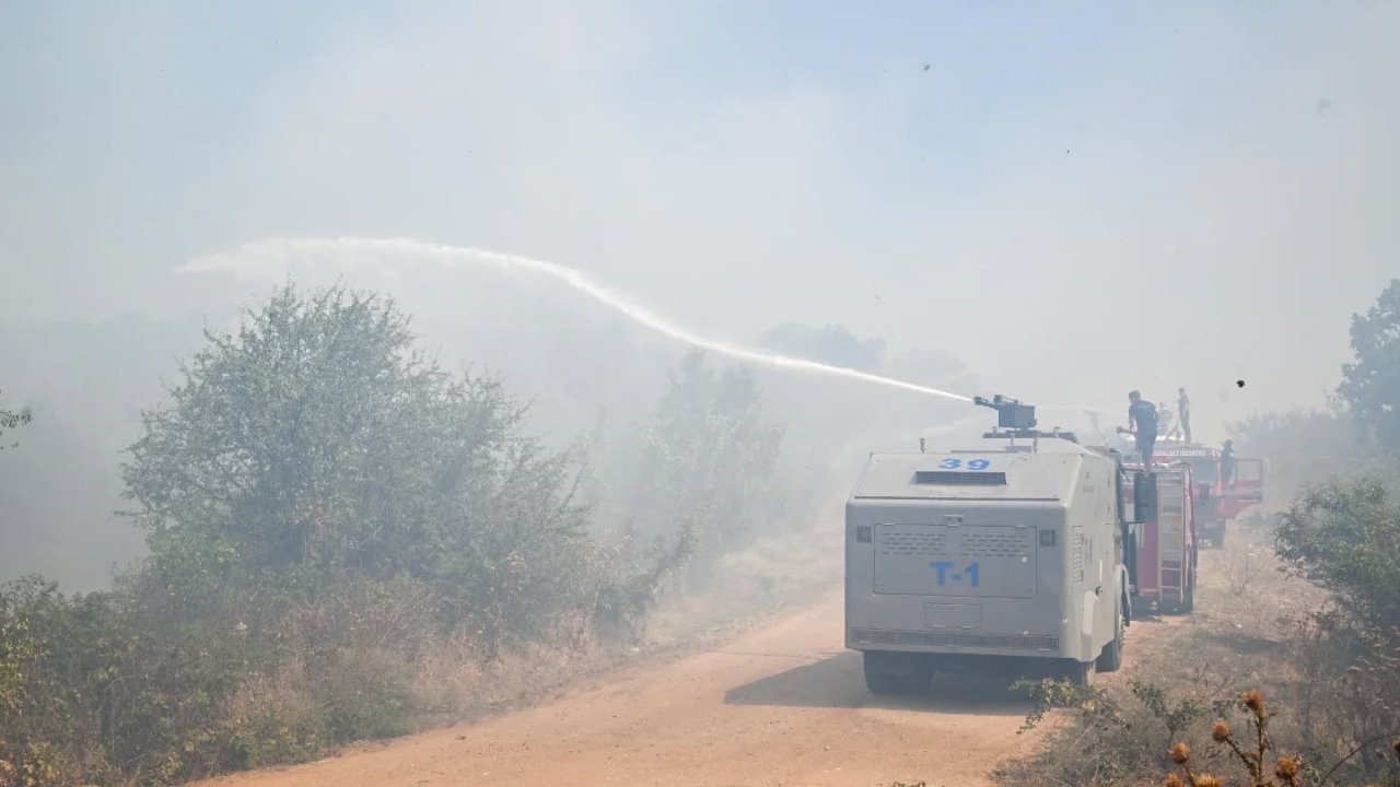 Kırklareli’nde ormanlık alana sıçrayan yangın söndürüldü