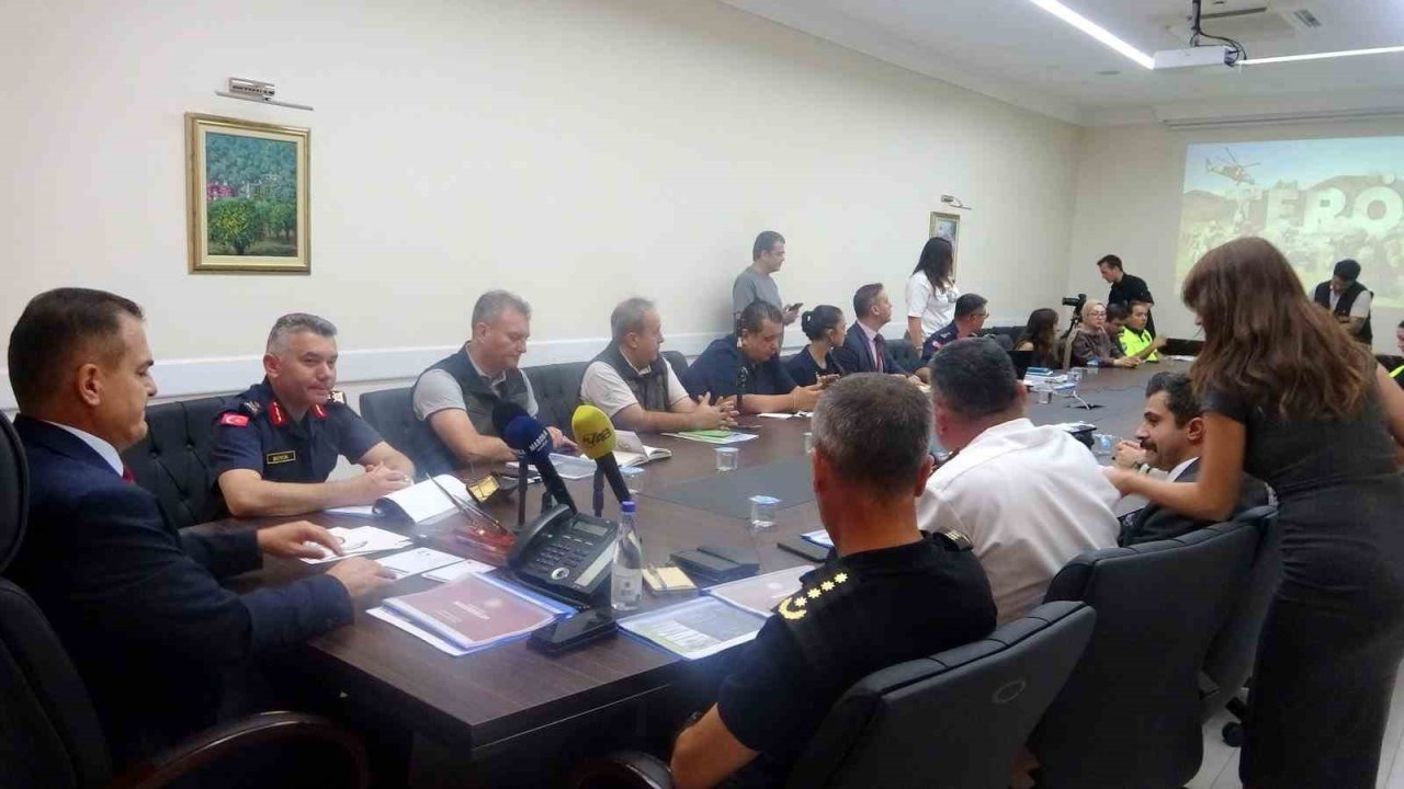Muğla’da güvenlik ve orman yangınlarıyla mücadele masaya yatırıldı