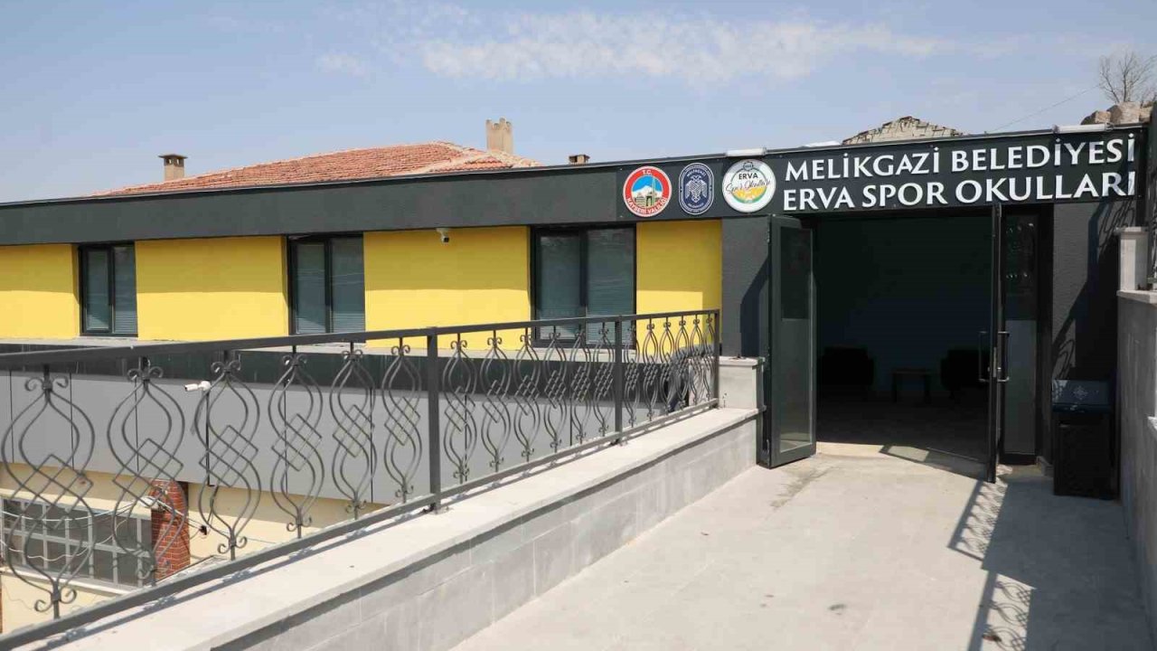 Melikgazi Belediyesi ERVA Spor Okulu açılıyor