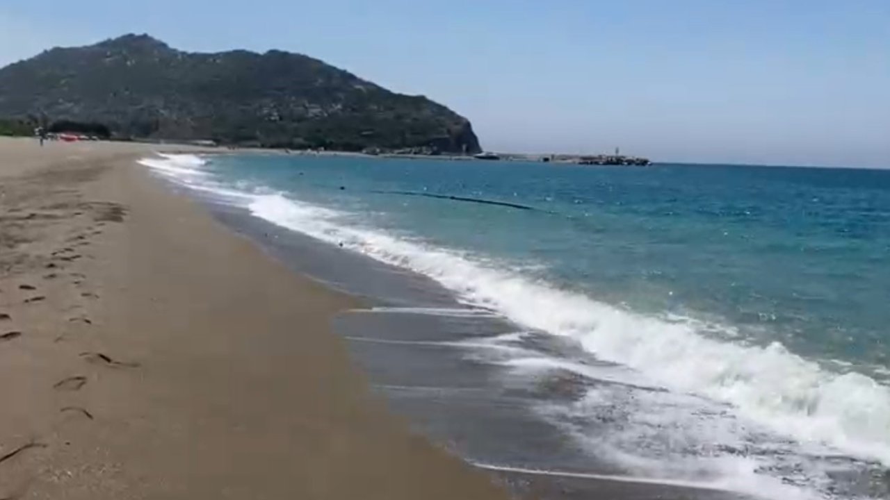 Gazipaşa Selinus Sahili kıyısında 500 metrelik boru bulundu