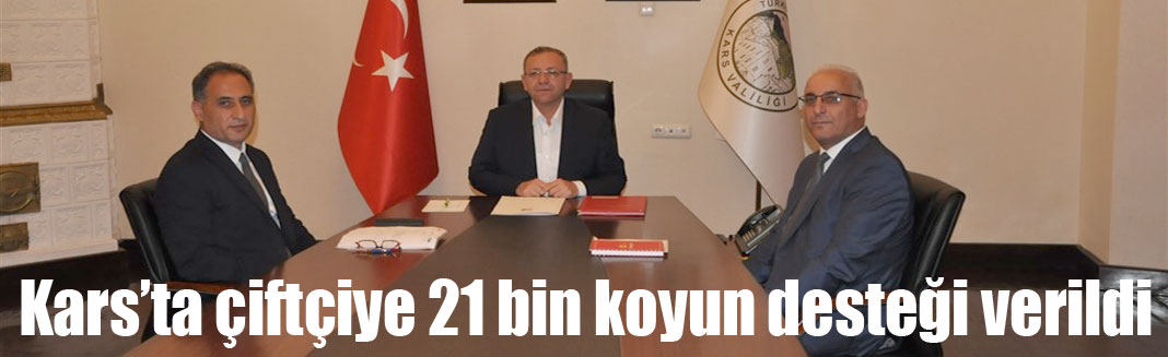 Kars'ta 5 yılda 221 çiftçiye 21 bin koyun desteği verildi