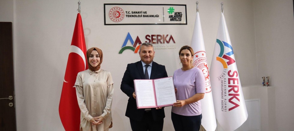 SERKA ile Kadın Kooperatifi Arasında Proje Sözleşmesi İmzalandı