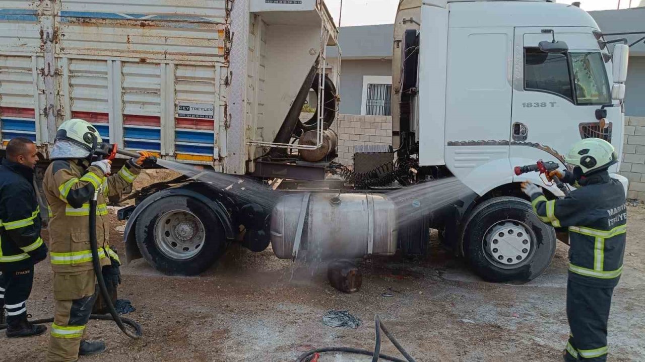 Mardin’de tırın yakıt deposunda patlama: 7 yaralı