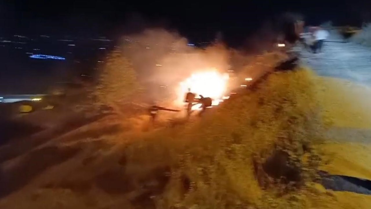 Mardin’de örtü yangını söndürüldü