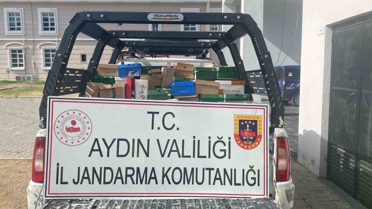 Ünlü markaların taklitlerini satmak istedi, Aydın’da yakayı ele verdi
