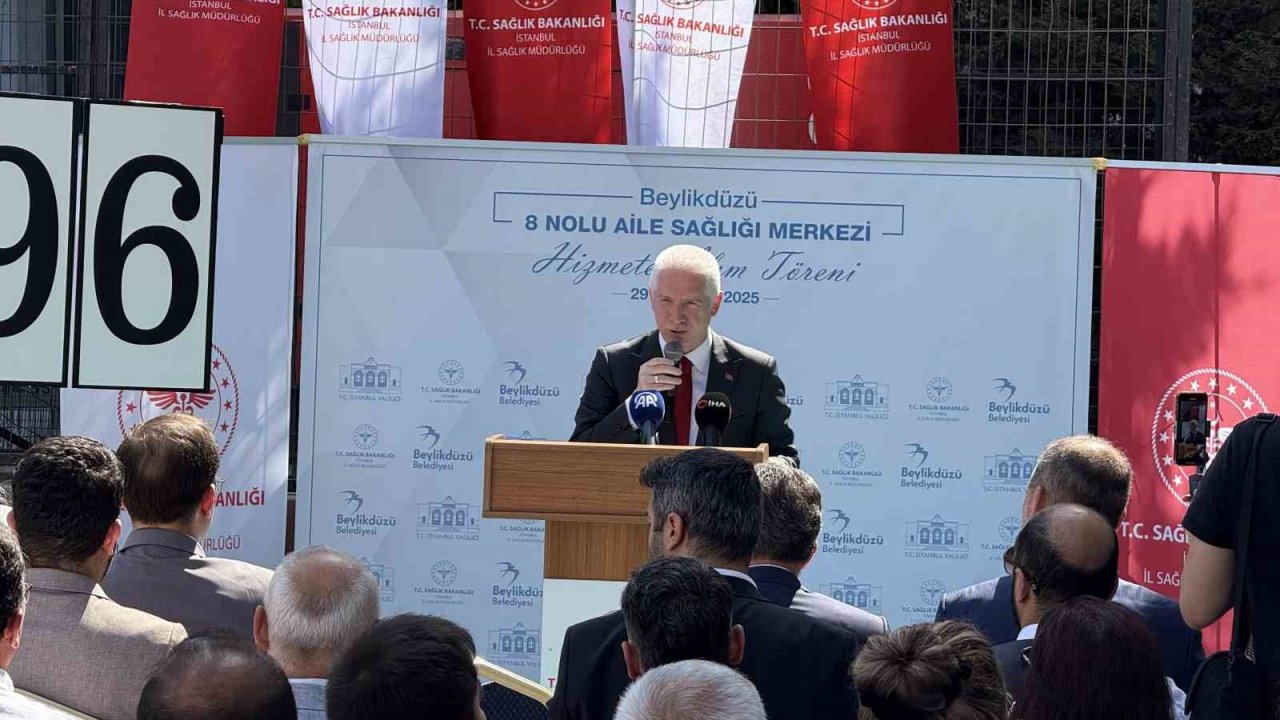 İstanbul Valisi Davut Gül, Beylikdüzü’nde Aile Sağlığı Merkezi açılışına katıldı