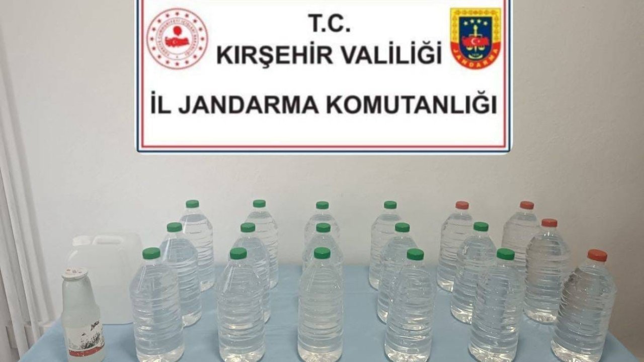 Kırşehir’de kaçak alkol operasyonu